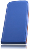 Кожен калъф FLIP FLEXI за Microsoft Lumia 535 / Lumia 535 DUAL син